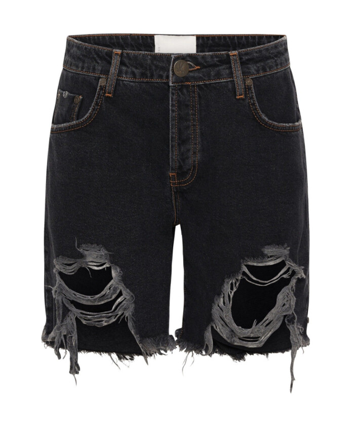 shorts-noirs-stevies-avec-ourlet-brut