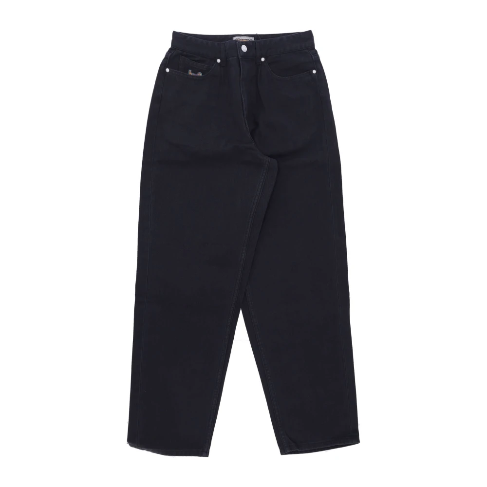 HUF Zwarte Signature Loose-fit Jeans Black Heren