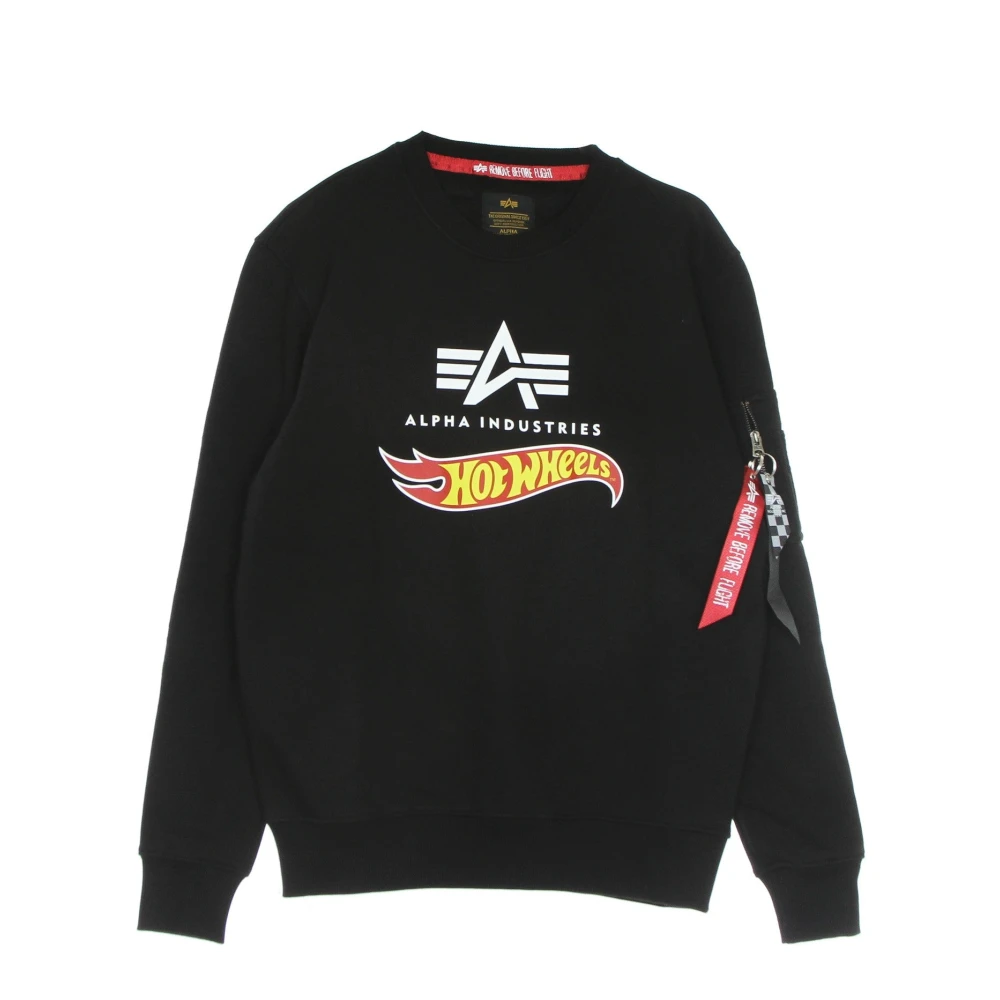 alpha industries Hot Wheels Flag Sweater Heren Black Heren
