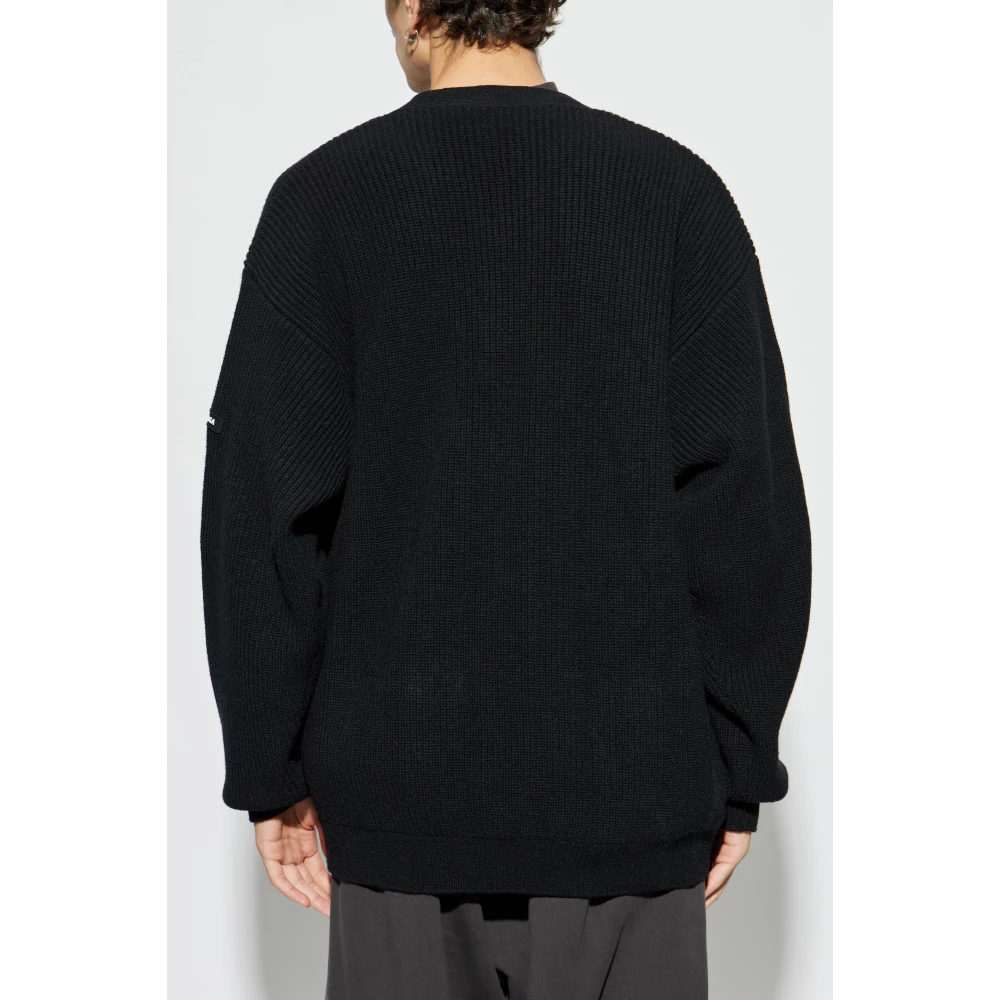 Balenciaga Vest met knopen Black Heren