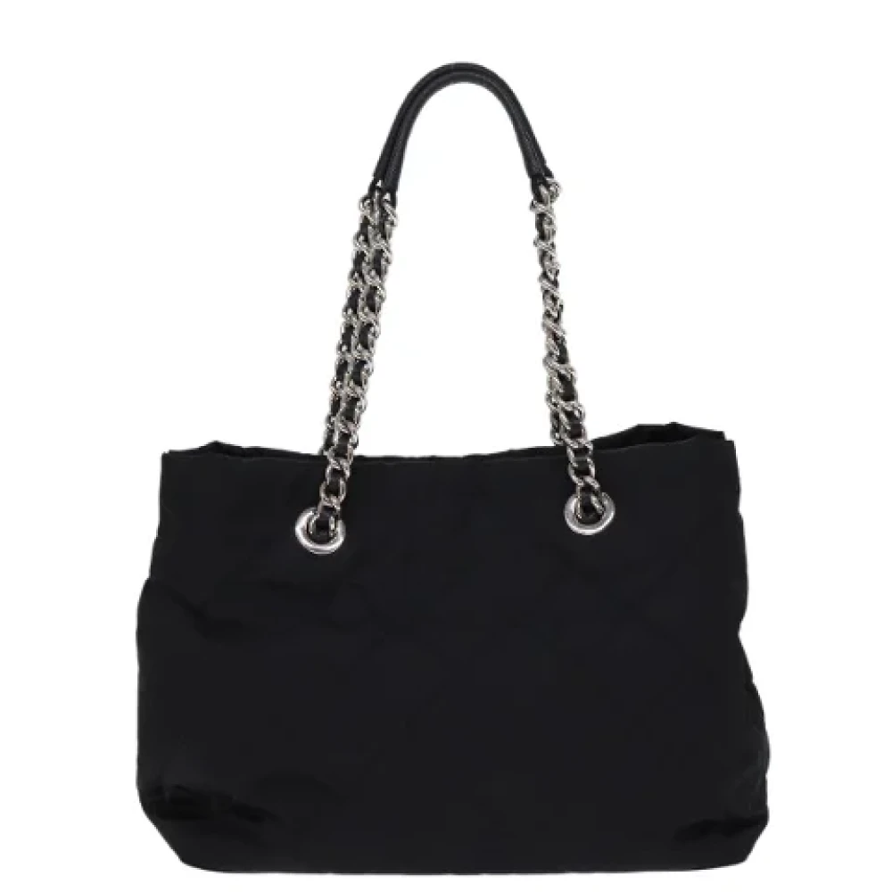 Prada Vintage Pre-owned Nylon prada-bags Black Dames