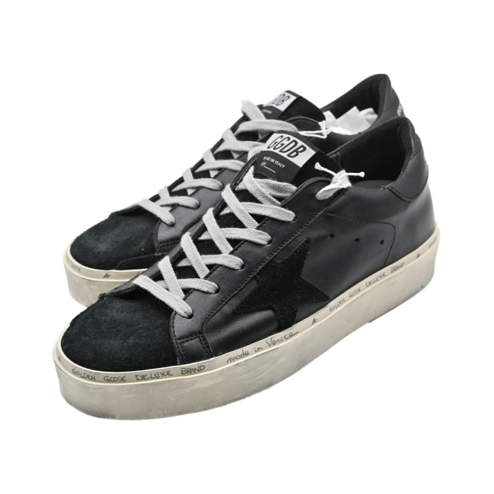 Golden Goose Zwarte Hi-Star Sneakers Black Dames