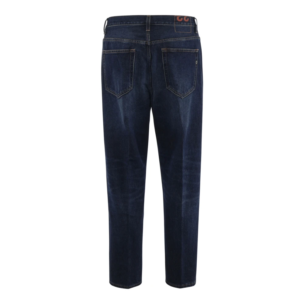 Dondup Donkerblauwe Denim Broek Blue Heren