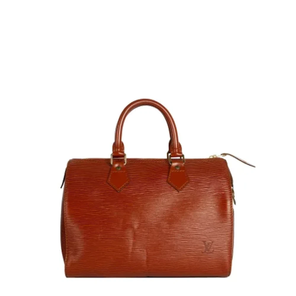 Louis Vuitton Vintage Pre-owned Leather handbags Brown Dames