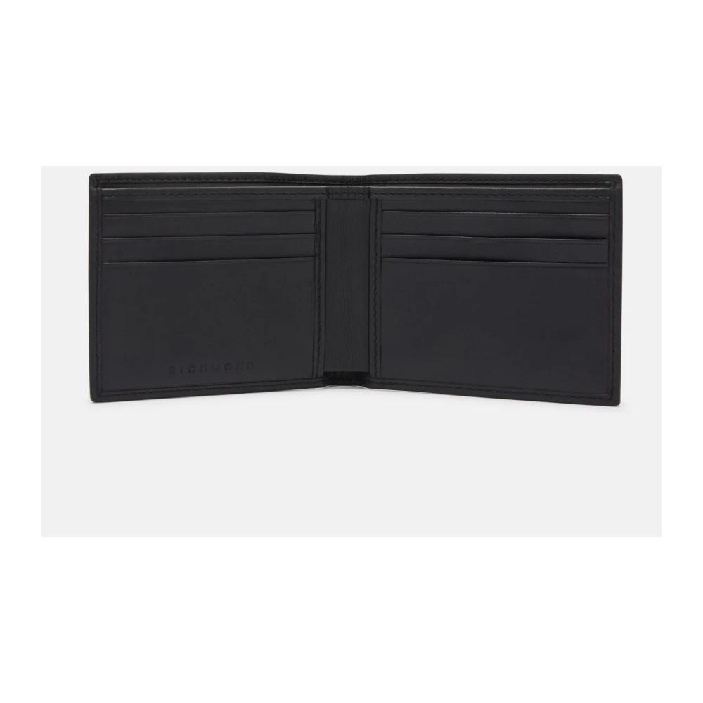 John Richmond Portemonnee met logo Black Heren