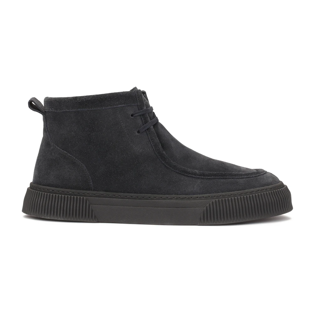 Kazar Donkerblauwe sneakers met korte veters Heren Schoenen
