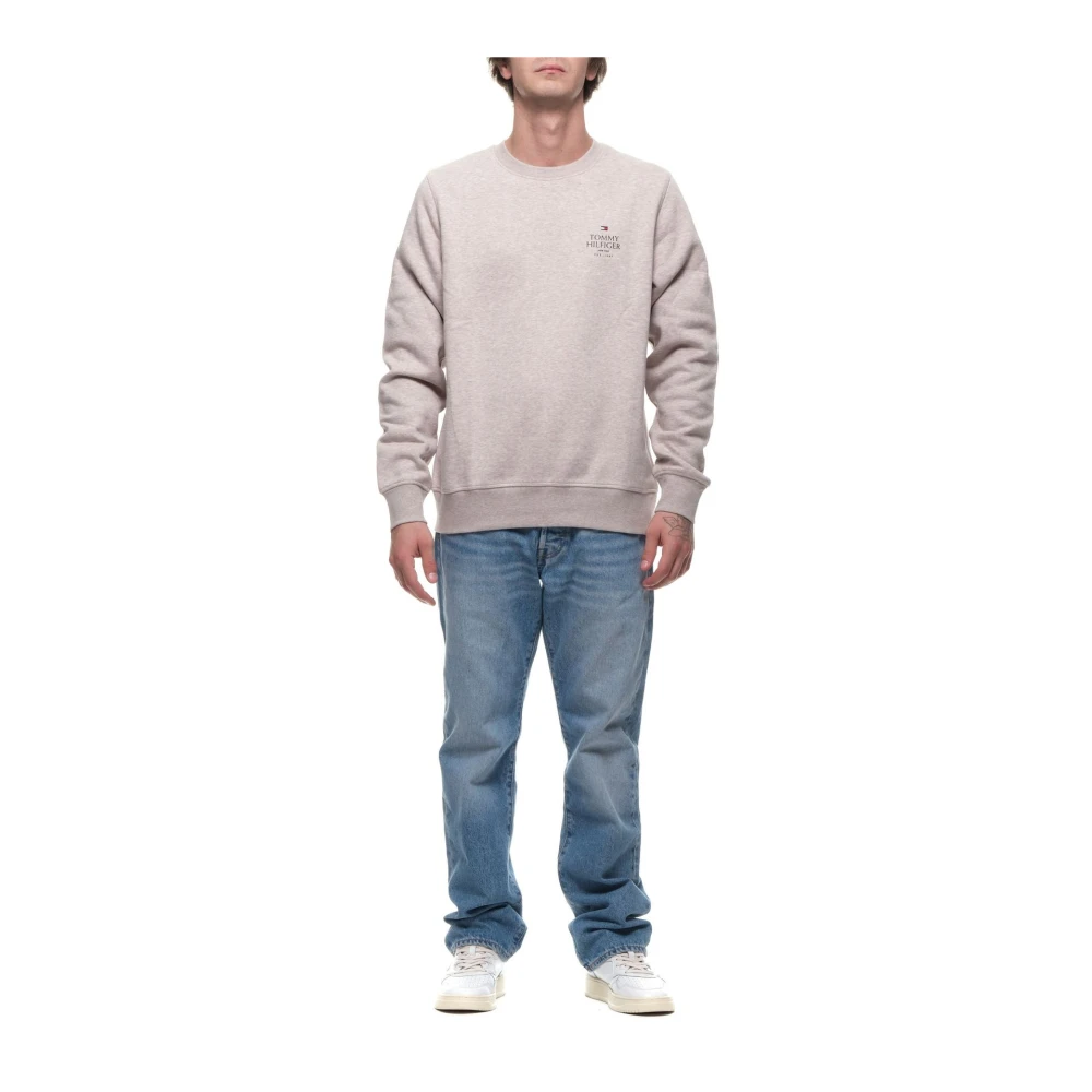 Tommy Hilfiger Stijlvolle Sweatshirt voor Mannen Gray Heren