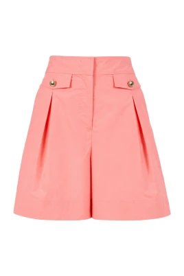 High-waist Structured Shorts