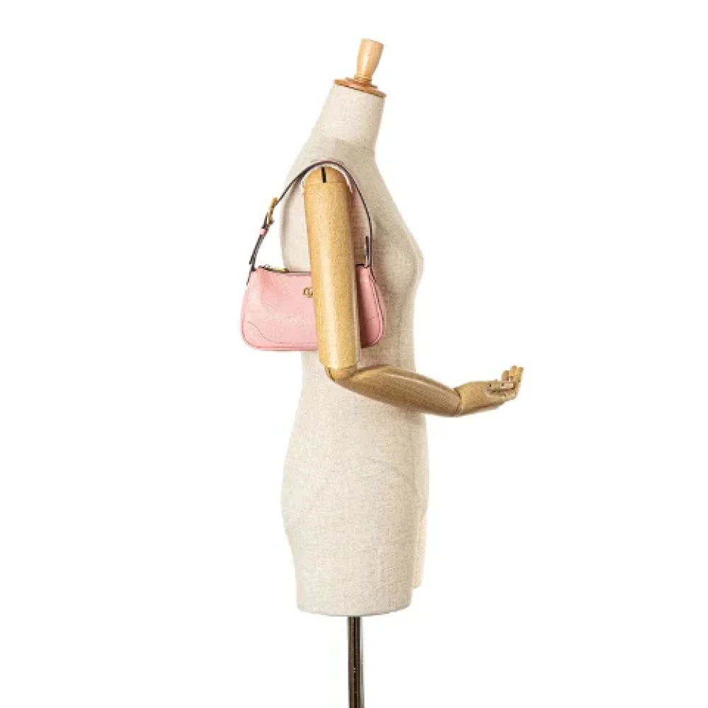 Gucci Vintage Pre-owned Leather gucci-bags Pink Dames