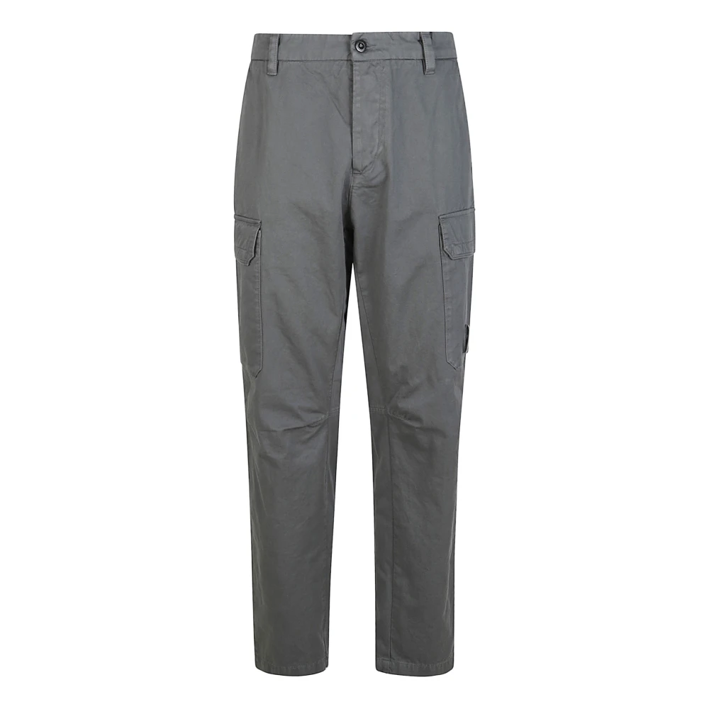 C.p. Company Men's Blue Cargo Pant - Straight Trousers - Xl - Trousers