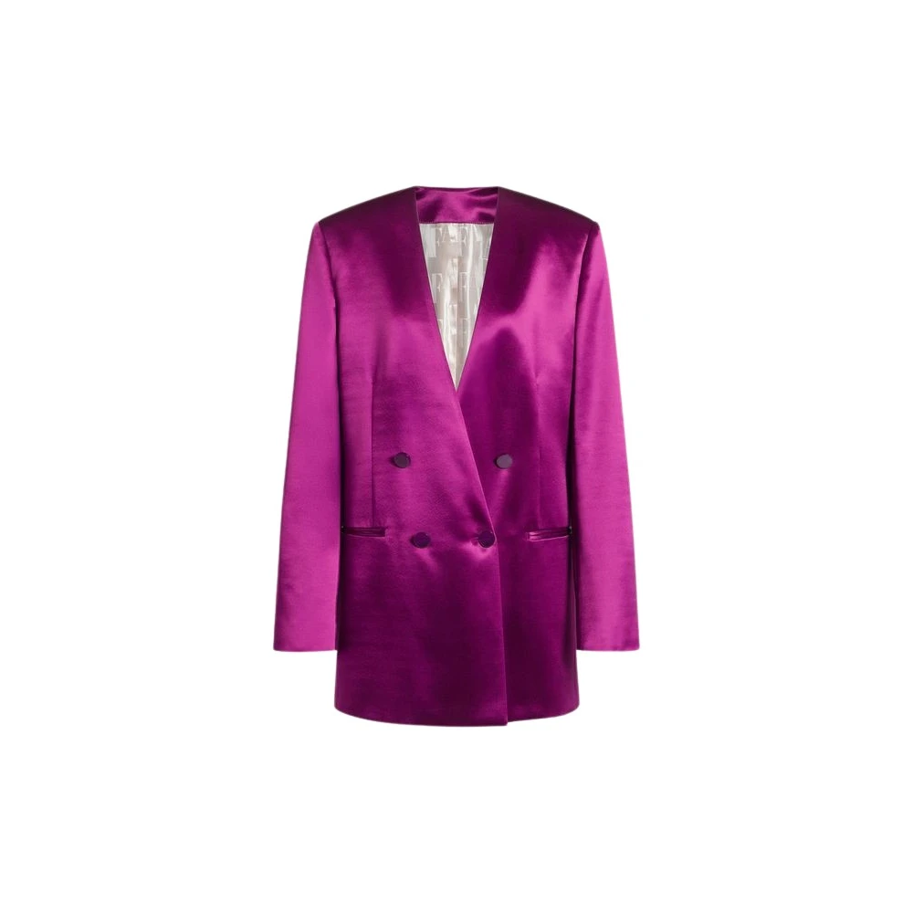 Alberta Ferretti Women's Purple Blazers, M, Coats