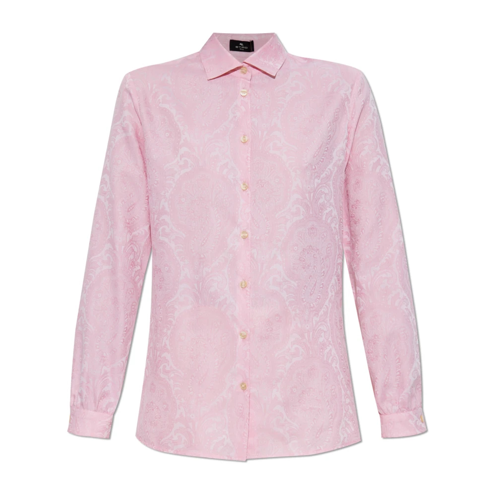 Etro Skjorta med 'paisley' mönster Pink, Dam