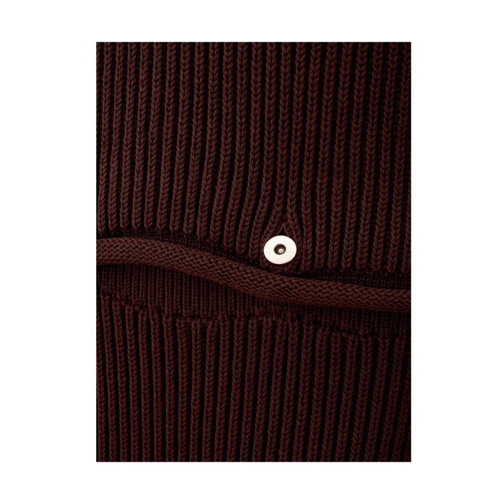 Bottega Veneta Elegante Bruine Viscose Jurk Brown Dames