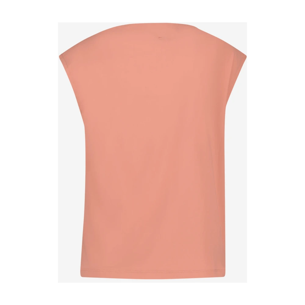 Jane Lushka One-Shoulder Bloom Top | Abrikoos Orange Dames