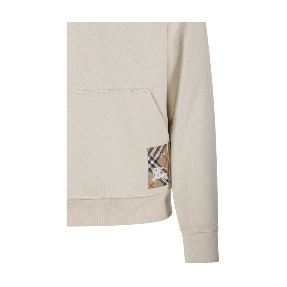 Burberry Nutmeg Hoodie Sweatshirt Beige Heren
