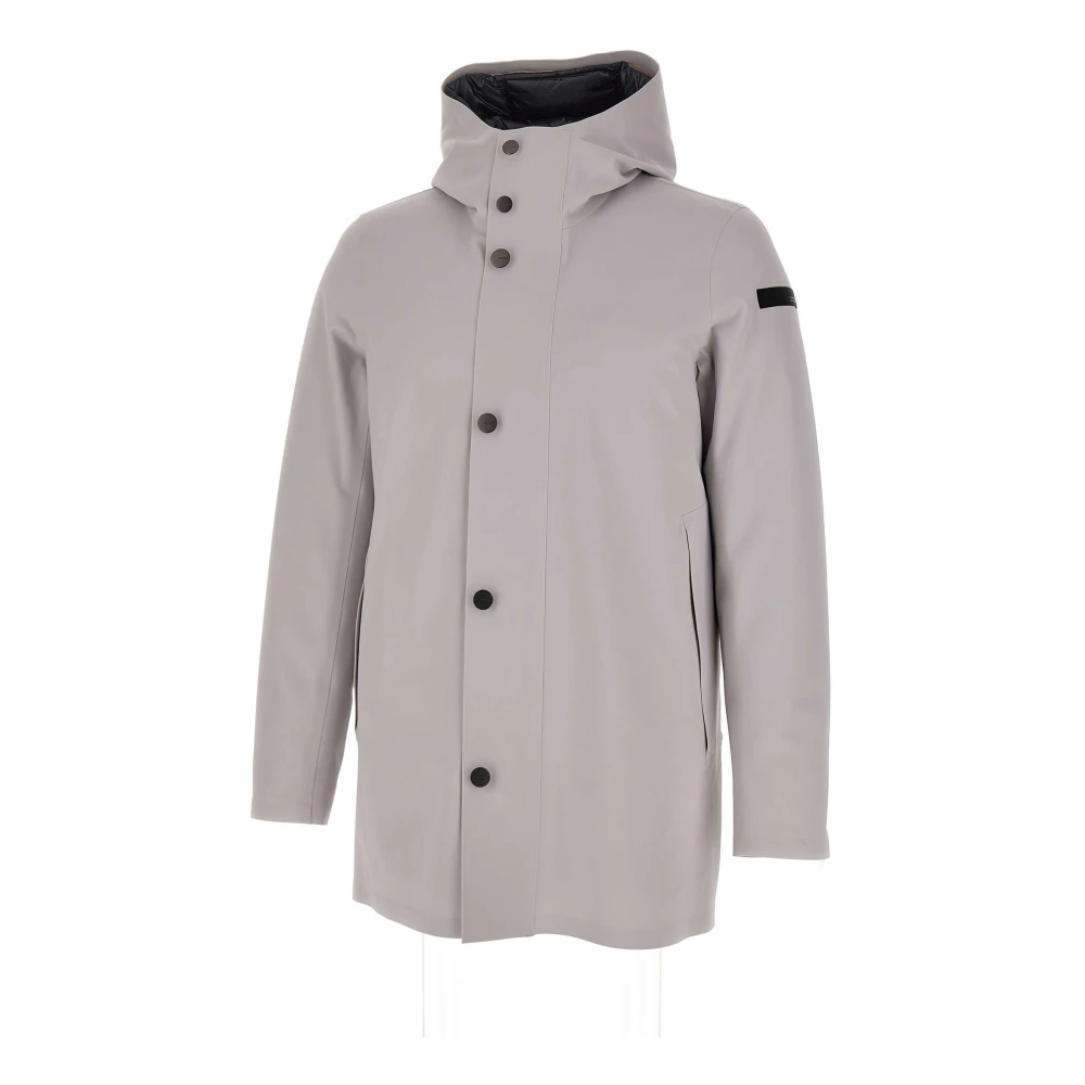 Rrd Men's Gray Light Jackets, L, Surflex Winter Down Under Floating Parka Jkt