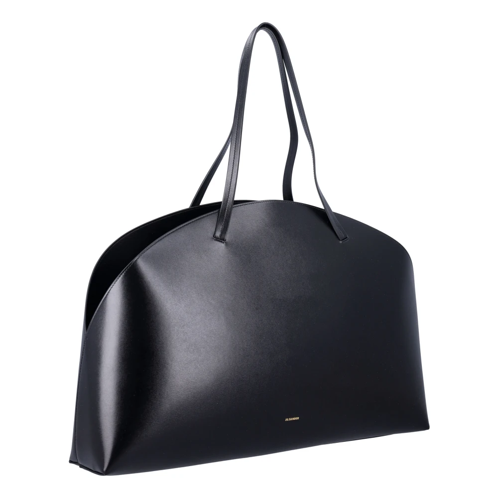 Jil Sander Elegante Schouder Tas Black Dames