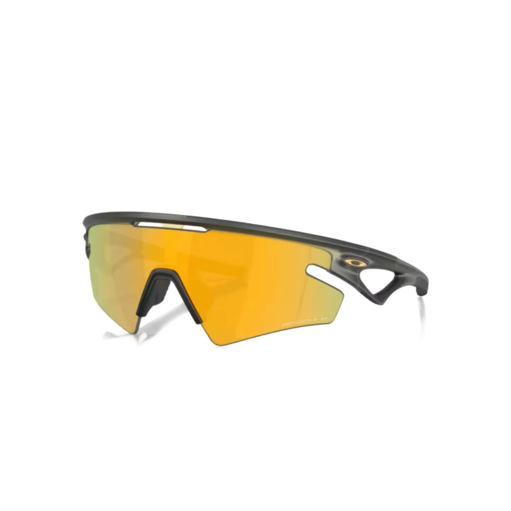 Oakley Gele zonnebril Zwarte gespiegelde lenzen unisex Schoenen Geel