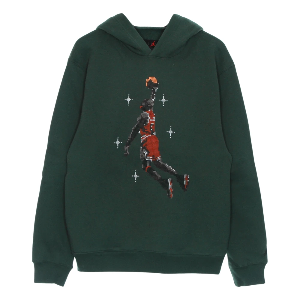 Jordan Essentiële Fleece Holiday Hoodie Groen Green Heren