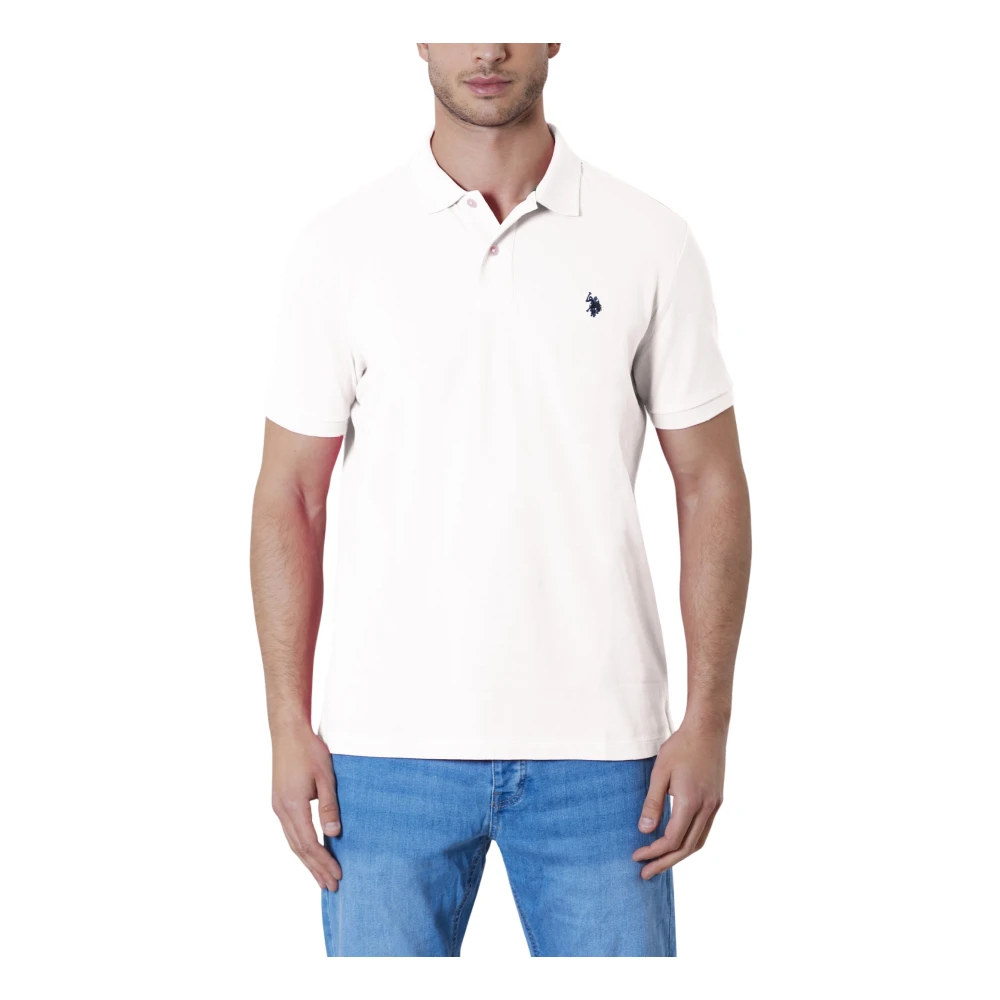 U.s. Polo Assn. Hombre Blanco Camisetas, Talla: Xl