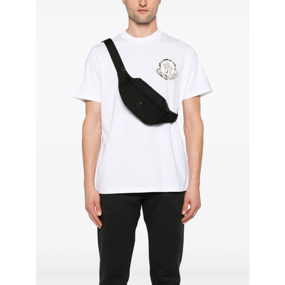 Moncler Zwarte Heuptas Stijlvol en Functioneel Black Heren