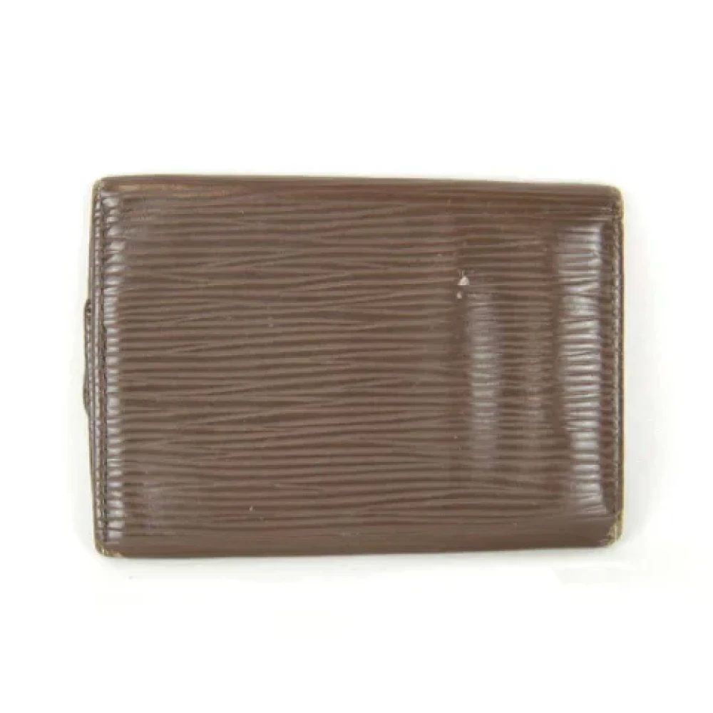Louis Vuitton Vintage Pre-owned Leather key-holders Brown Dames