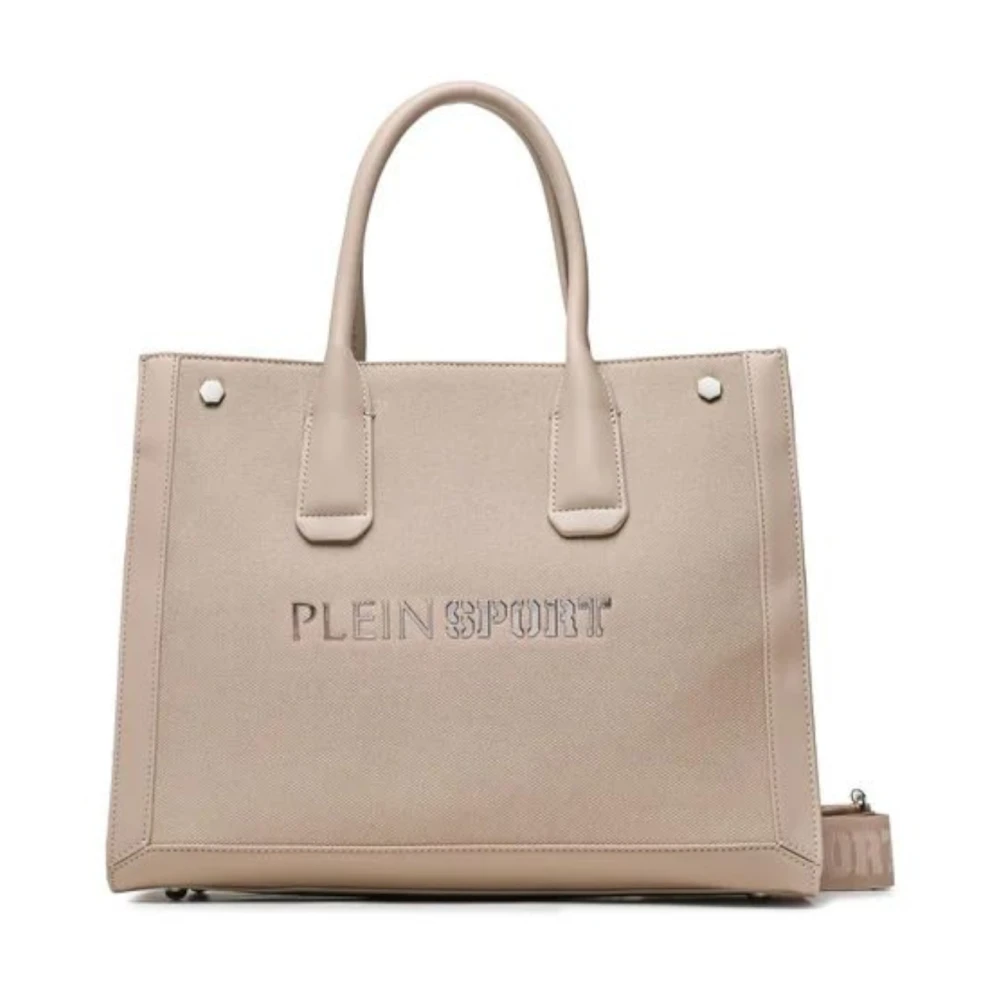 Plein Sport Zandkleurige Tas Herfst Winter Collectie Beige Dames