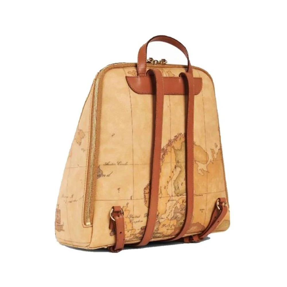 Alviero Martini 1a Classe Stijlvolle Rugzak voor Dagelijks Gebruik Beige Dames