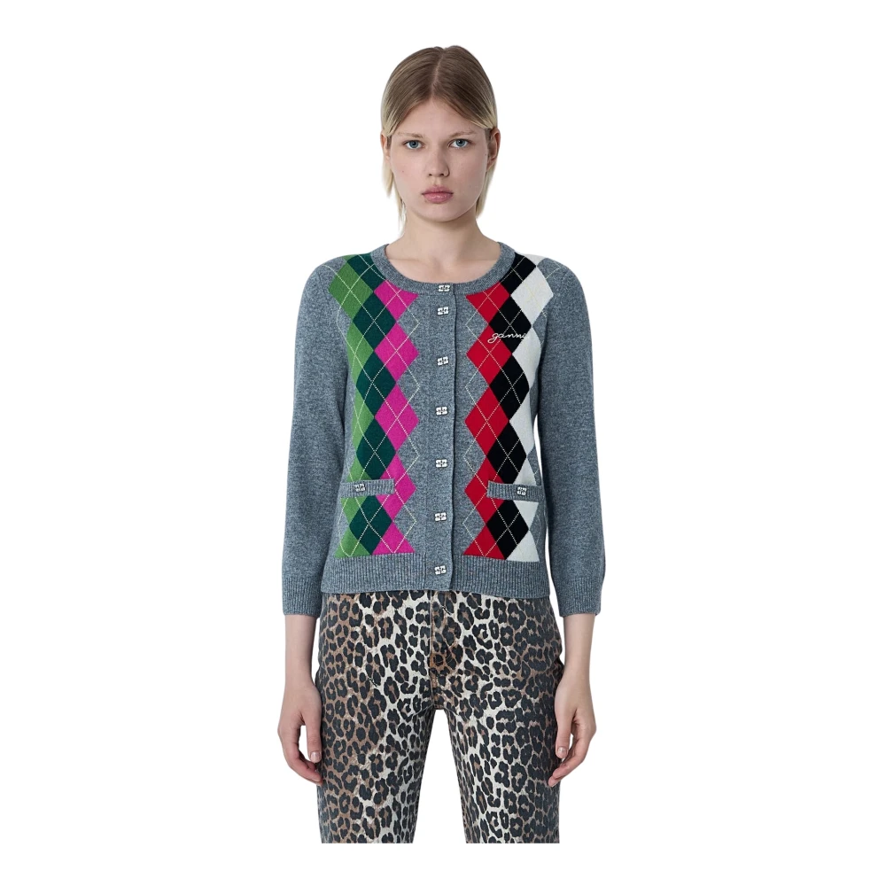 Knitwear > Cardigans - - Ganni - Modalova