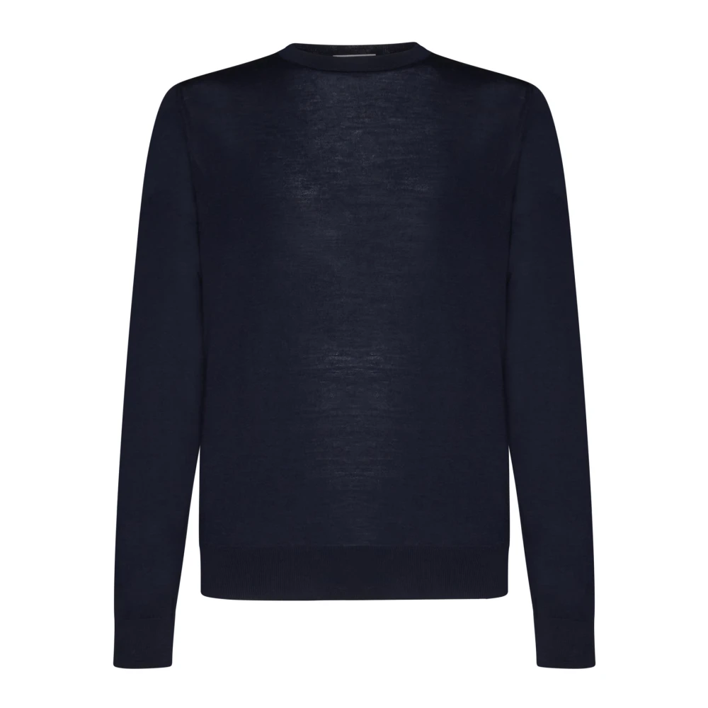 Piacenza 1733 Stijlvolle Sweaters in Wit Blauw Blue Heren