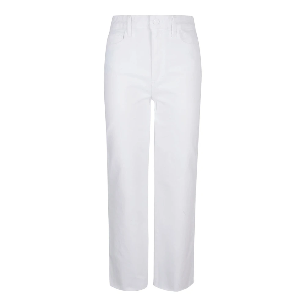 Paige Witte Denim Jeans Gemaakt in Mexico White Dames