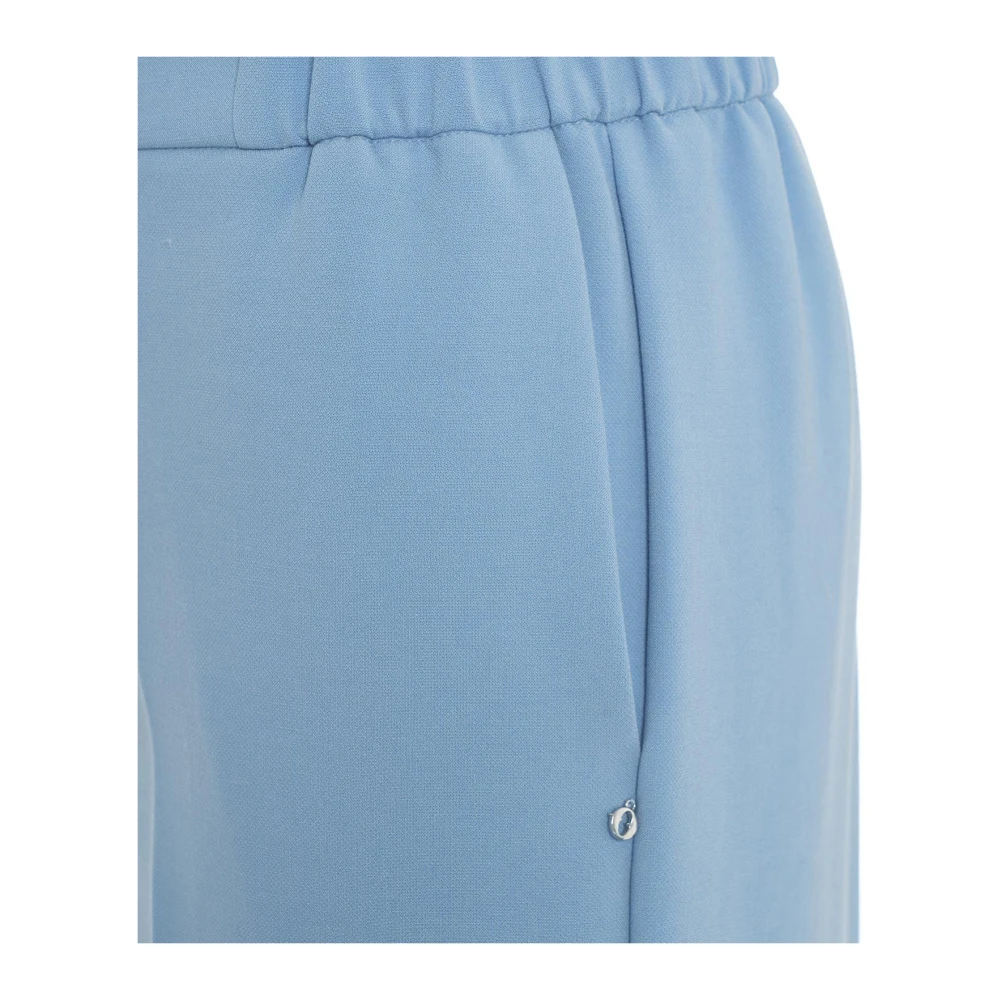 Ottod'Ame Blauwe Wijde Broek voor Vrouwen Blue Dames