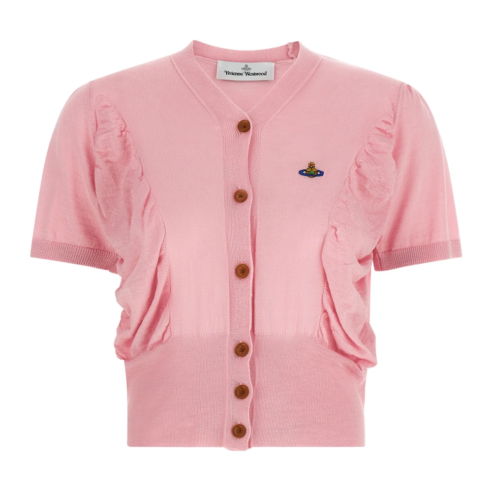 Vivienne Westwood Women's Pink Pamela Jumper - Cardigans - M - Knitwear