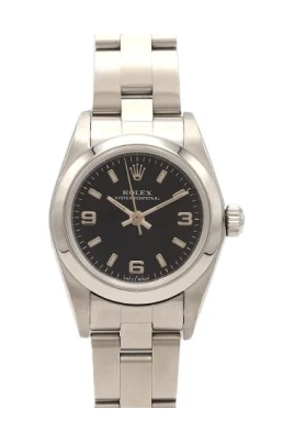 Pre-owned Oyster Perpetual Stainless Steel Watch