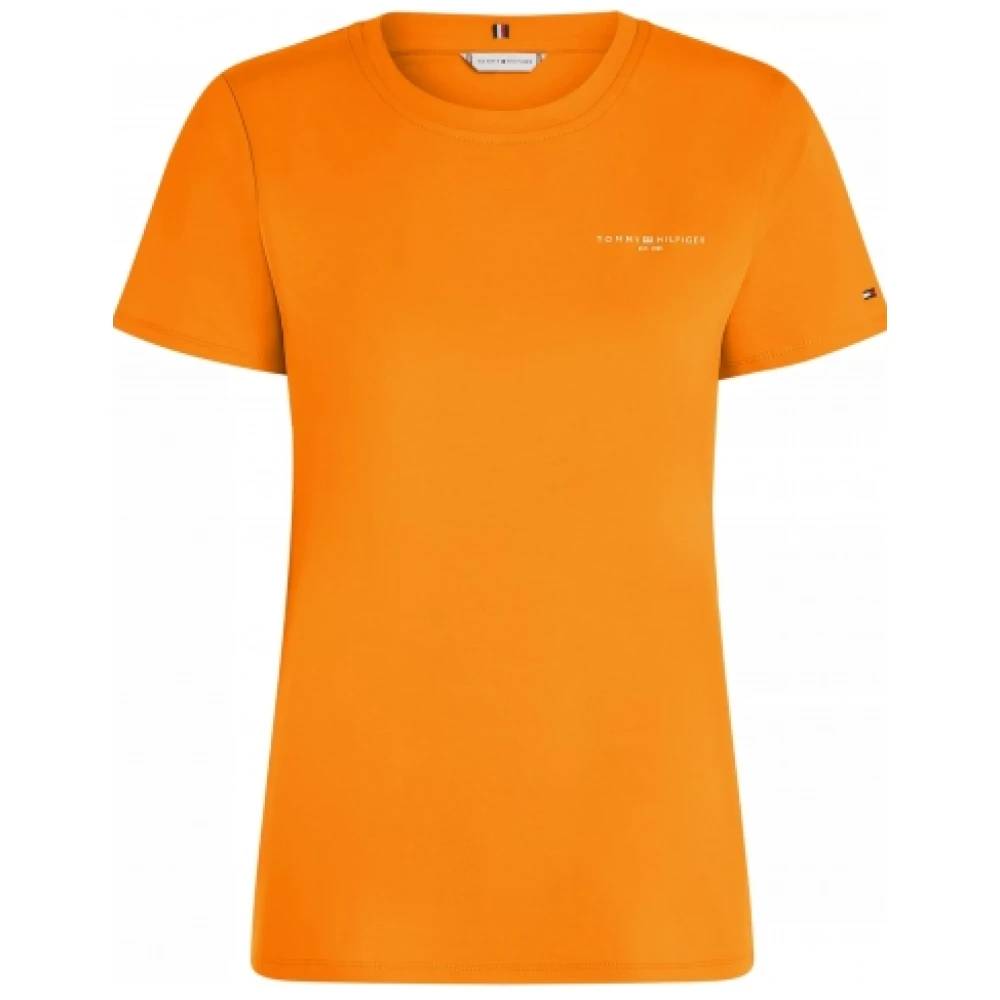 Tommy Hilfiger Women's Orange Stylish Jumpers Collection Extra Small