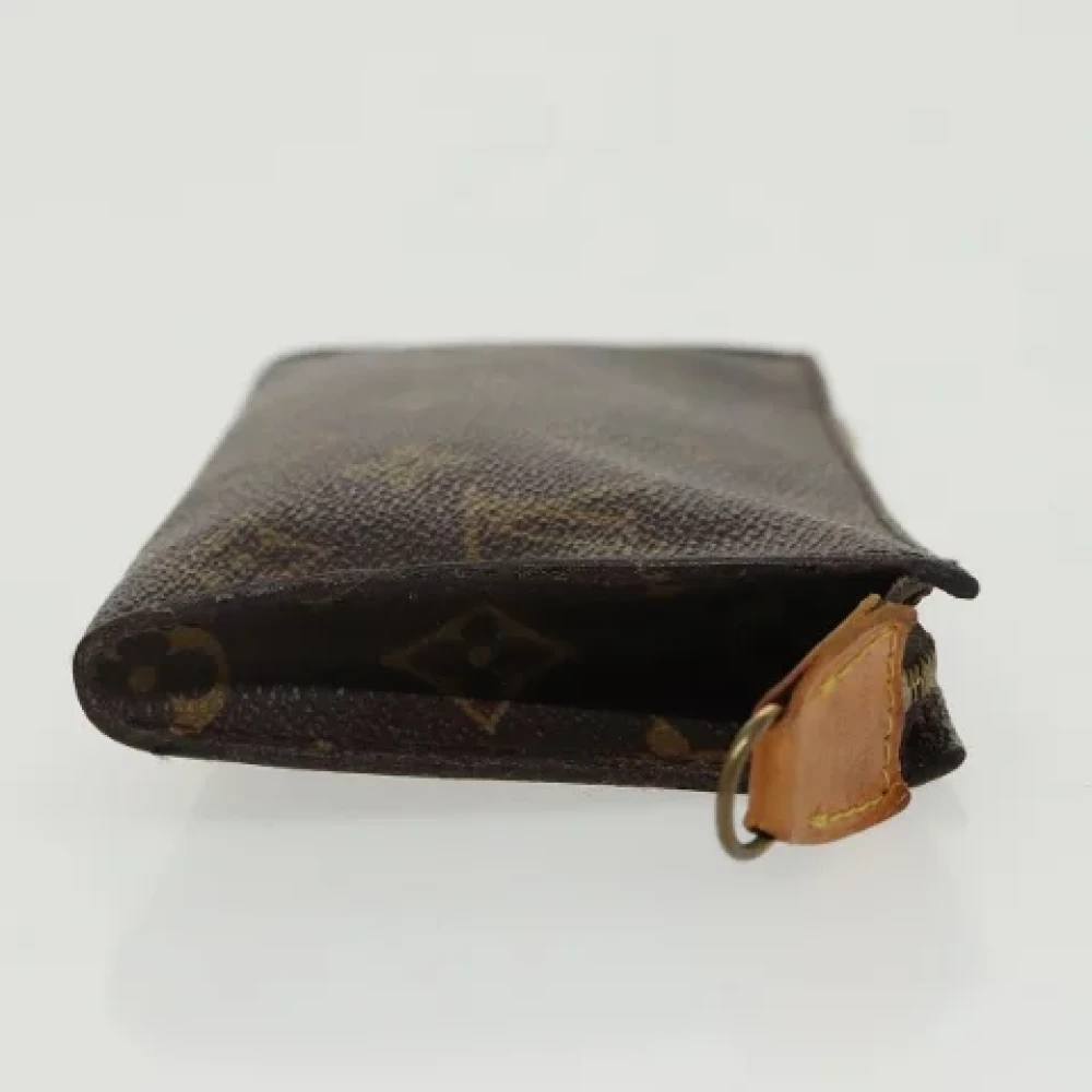 Louis Vuitton Vintage Pre-owned Canvas pouches Brown Dames
