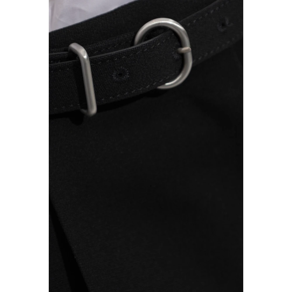 Jil Sander Wollen broek Black Dames
