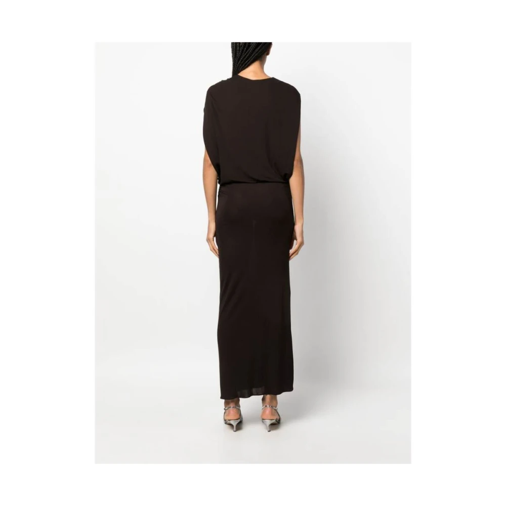 Lanvin Maxi Dresses Brown Dames