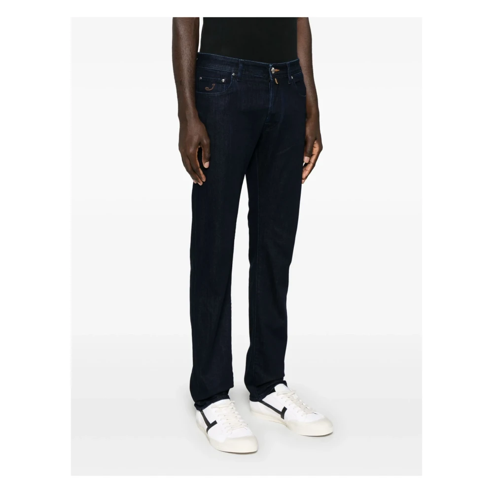 Jacob Cohën Handgemaakte Bard Jeans met Japanse stoffen Blue Heren