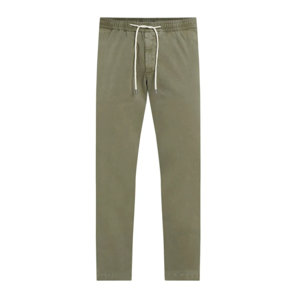 Tommy Hilfiger Relaxed broek met elastische taille Green Heren