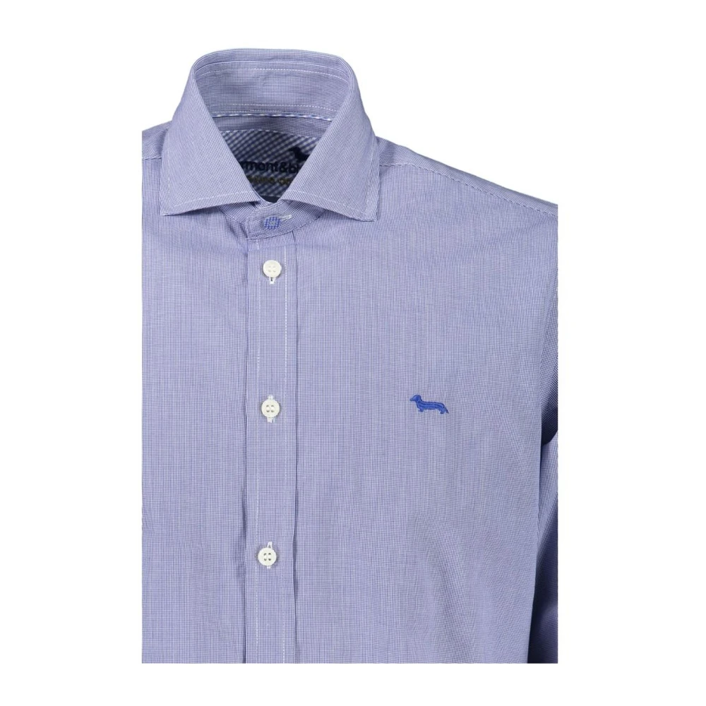 Harmont & Blaine Klassieke katoenen overhemd met Franse kraag Blue Heren