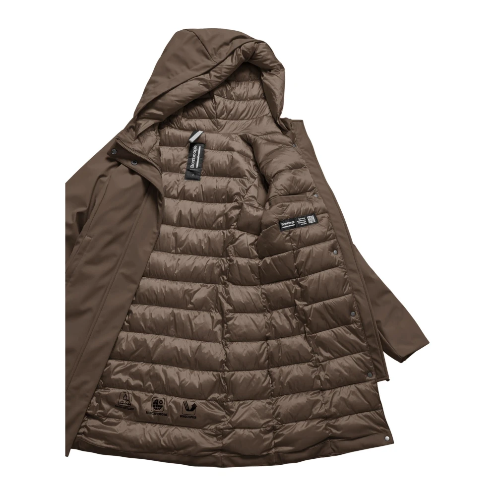 BomBoogie Winterparka met capuchon Brown Dames