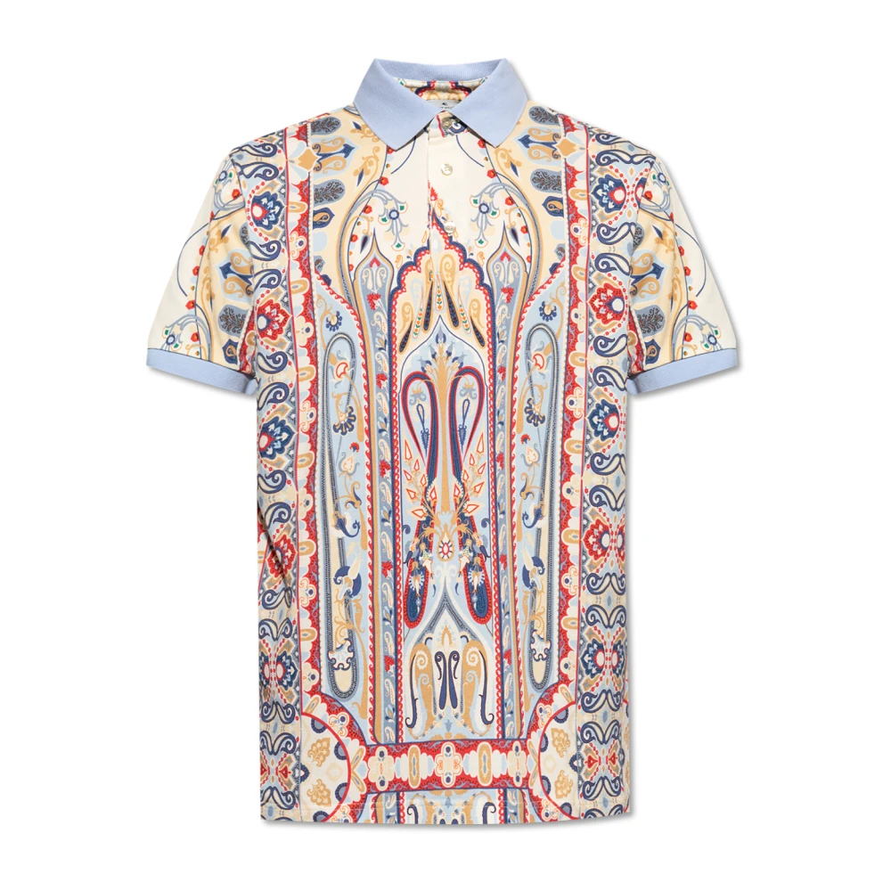 ETRO Polo met patroon in Multicolor Heren