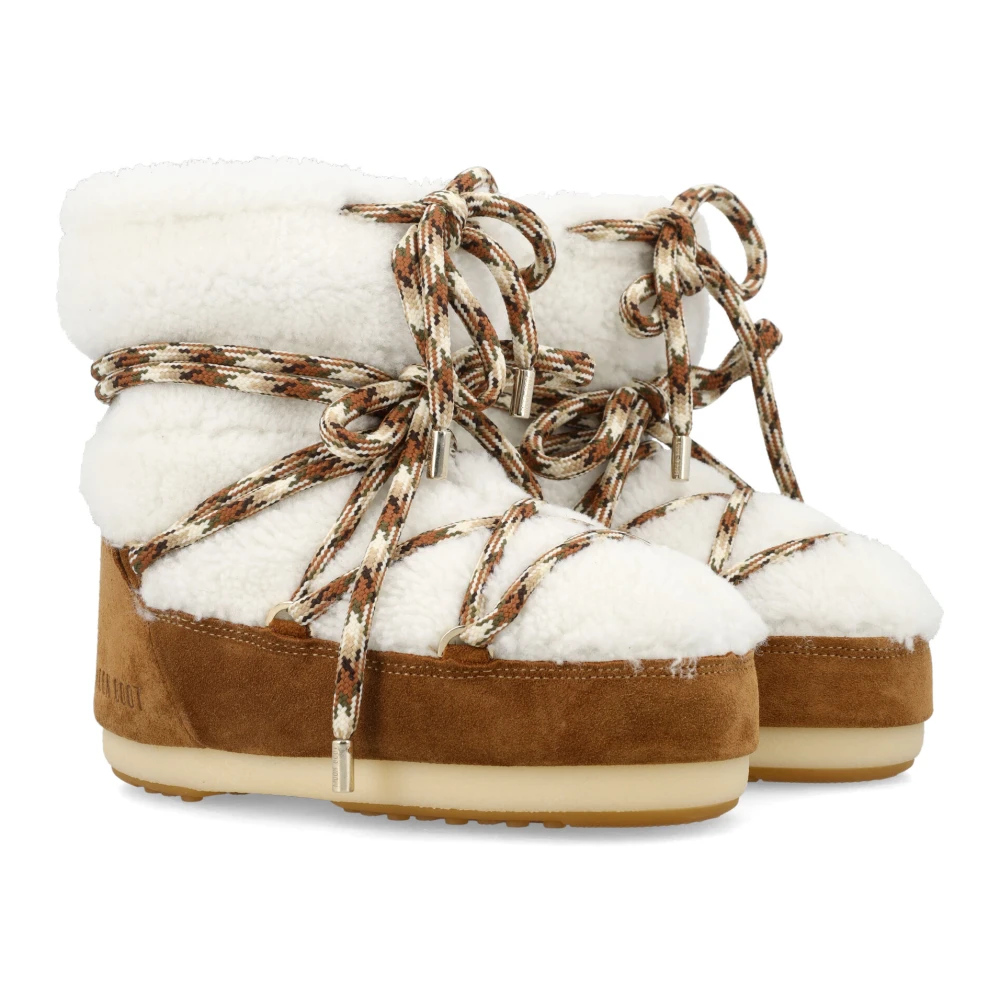 Moon Boot Unisex Marrone Icon Low Shearling Boots - Boots Eu 39 - 41 - Immagine 5