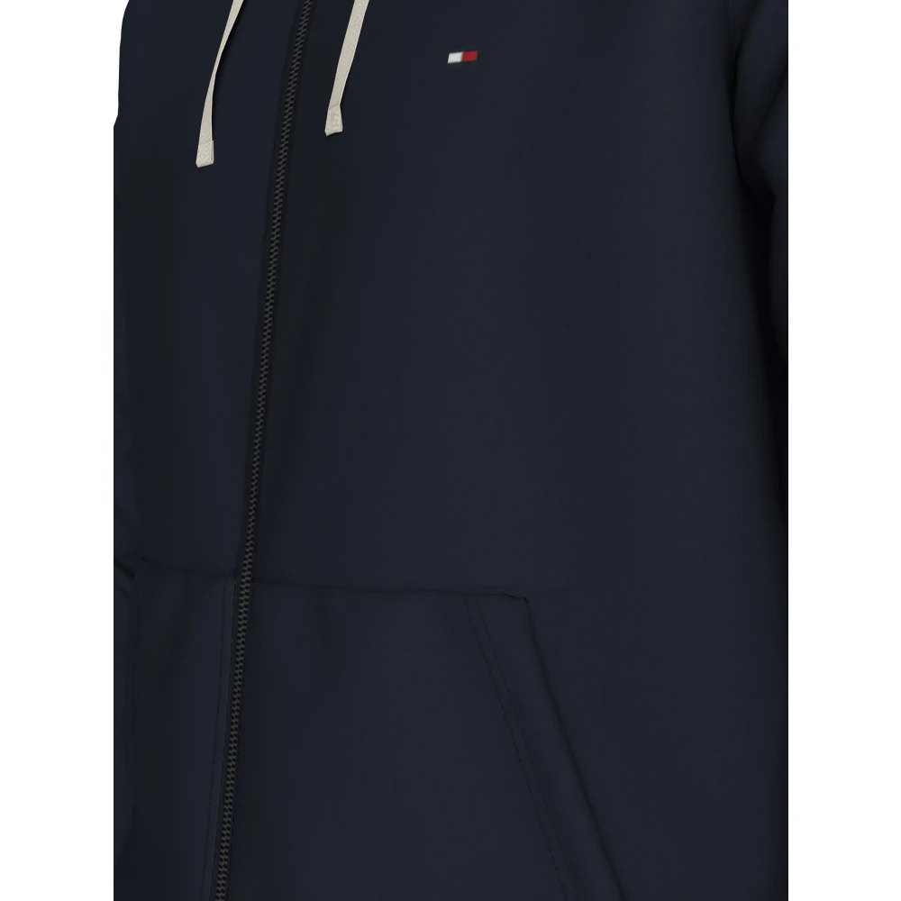Tommy Hilfiger Blauwe Zip Hoodie Sweater Blue Heren