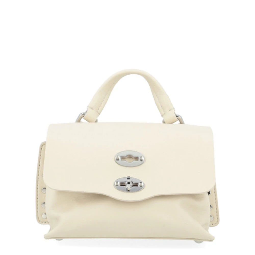 Zanellato Witte Postina Saeta Crossbody Tas White Dames