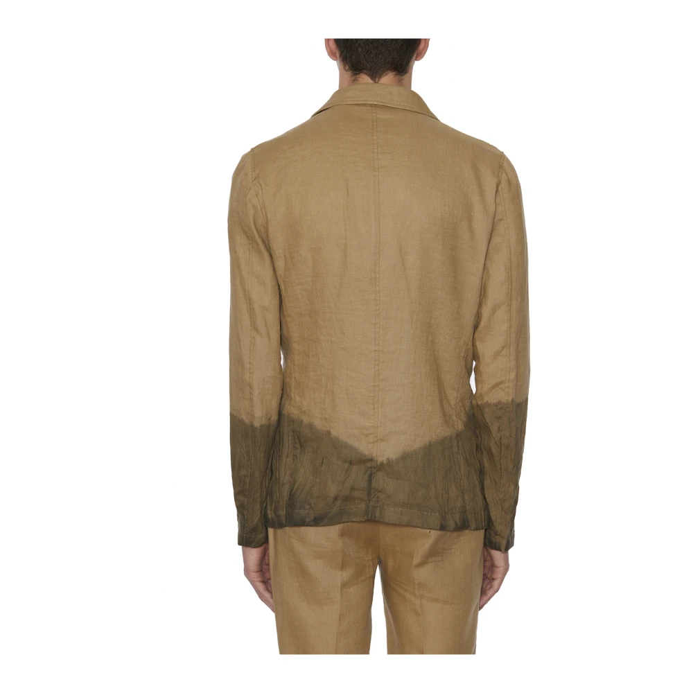 Daniele Alessandrini Verfijnde Formele Blazer Upgrade Brown Heren