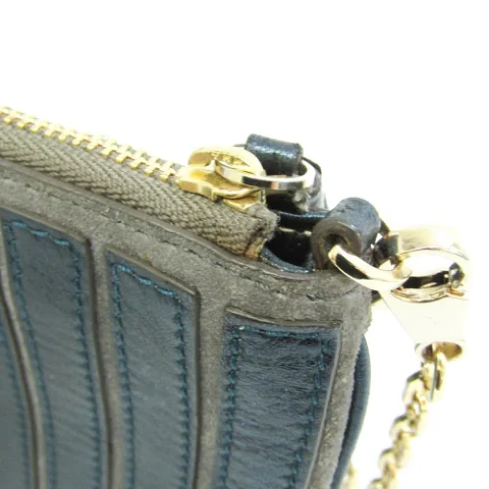 Anya Hindmarch Pre-owned Leather handbags Blue Dames