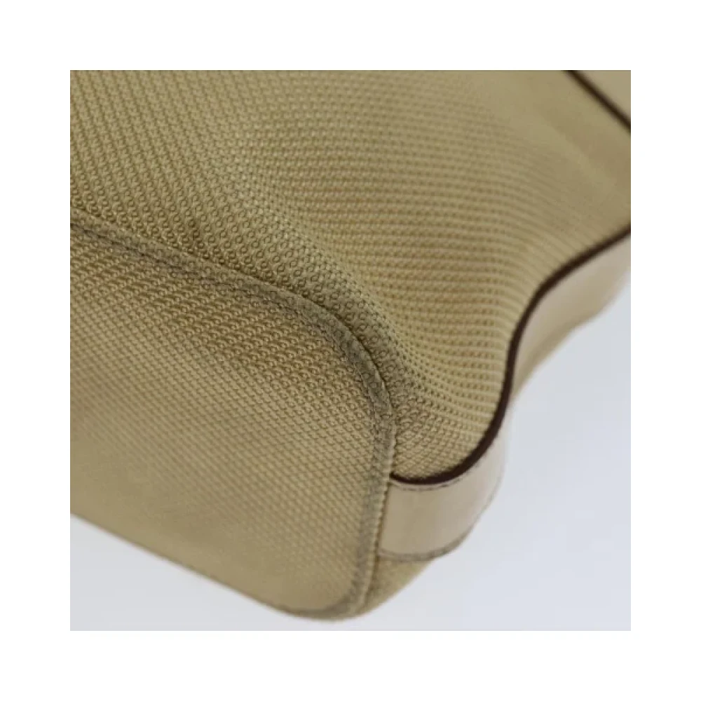 Celine Vintage Pre-owned Canvas handbags Beige Dames