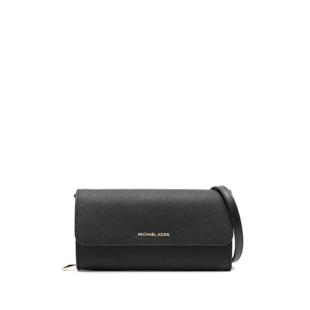 Michael Kors Women's Black Large Wallet On Chain - Cross Body Bags - One Size - Bags